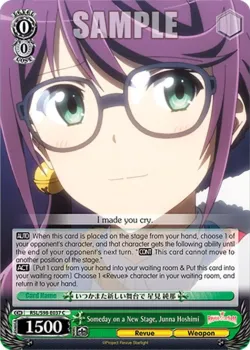 Someday on a New Stage, Junna Hoshimi #RSL/S98-E037 · Weiss Schwarz