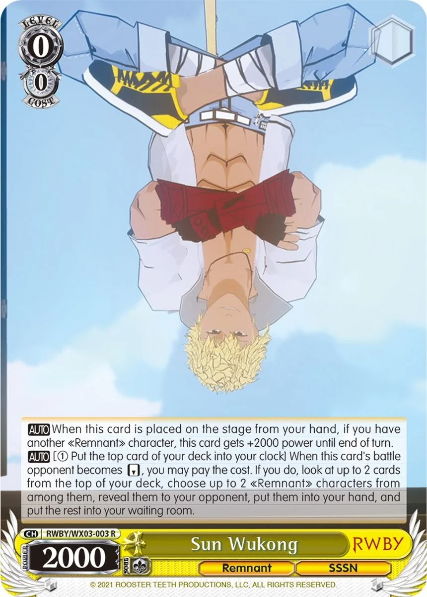 Sun Wukong 「RWBY/WX03-003」「EN」