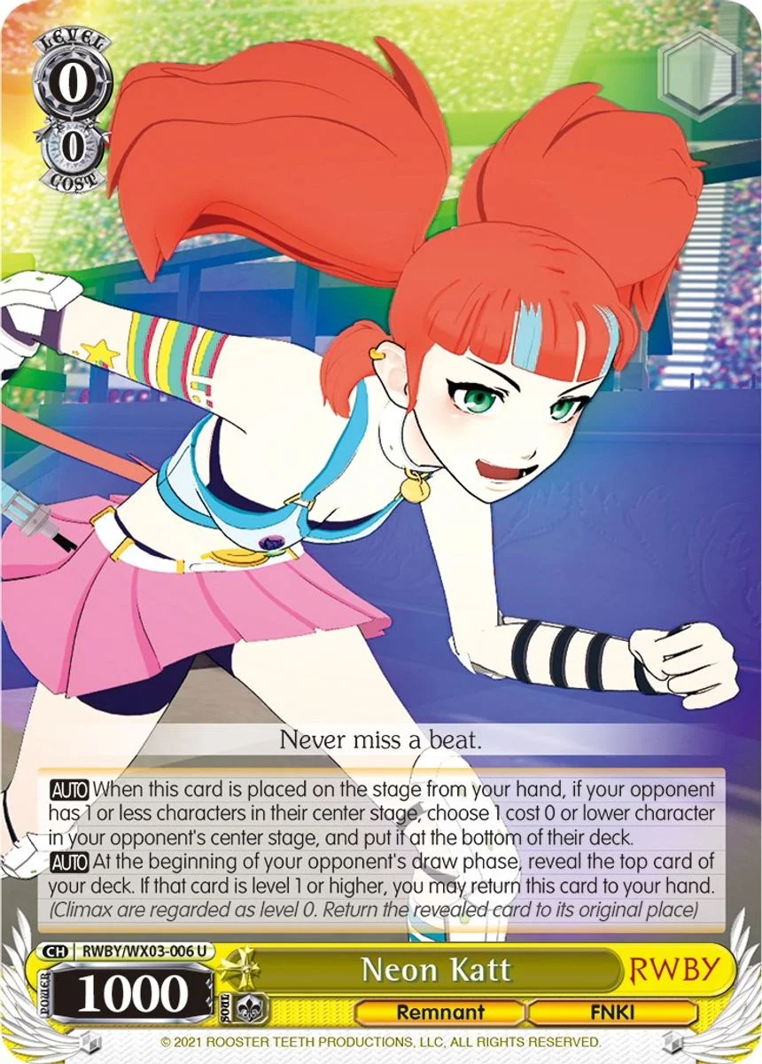 Neon Katt 「RWBY/WX03-006」「EN」