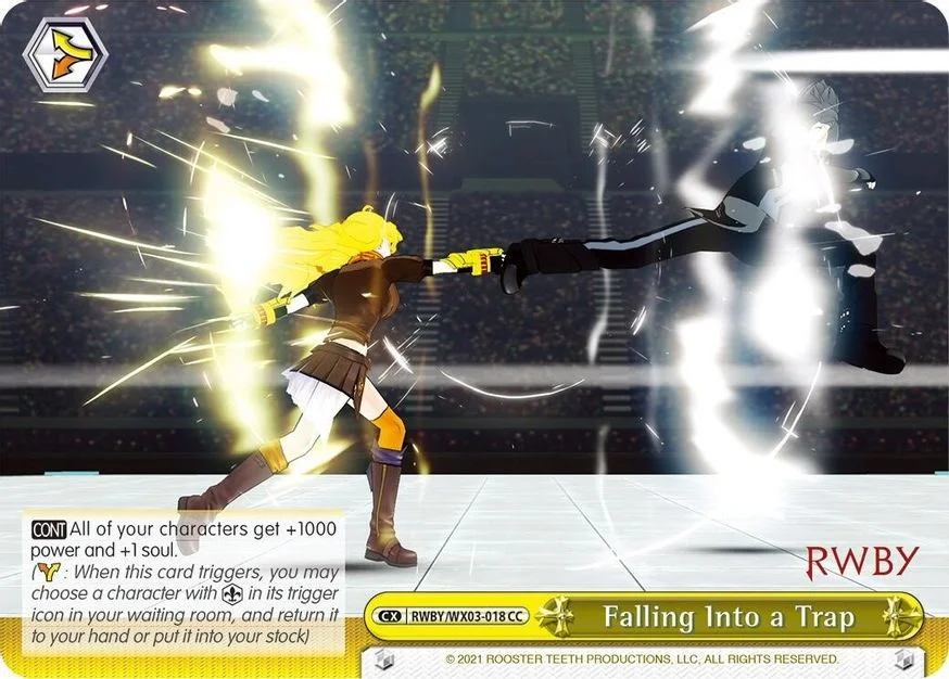 Falling Into a Trap 「RWBY/WX03-018」「EN」