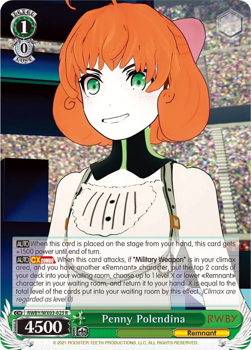 Penny Polendina 「RWBY/WX03-023」「EN」