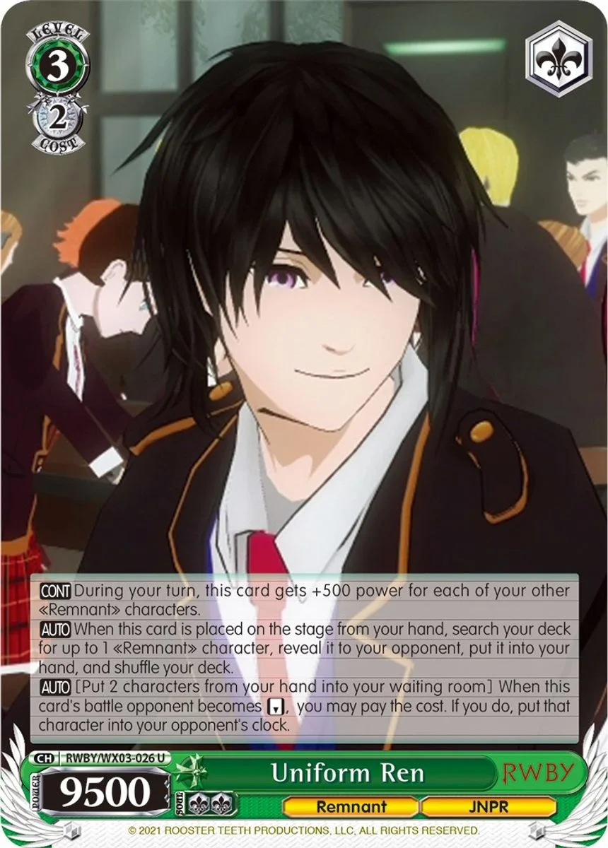 Uniform Ren 「RWBY/WX03-026」「EN」