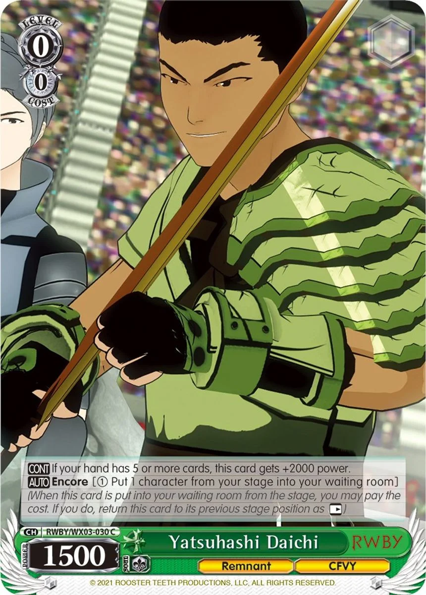 Yatsuhashi Daichi 「RWBY/WX03-030」「EN」