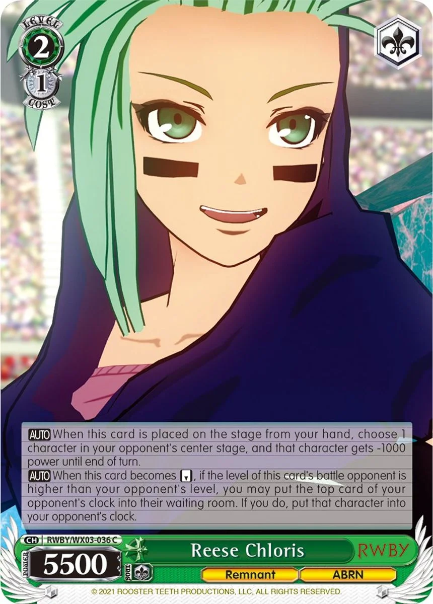 Reese Chloris 「RWBY/WX03-036」「EN」