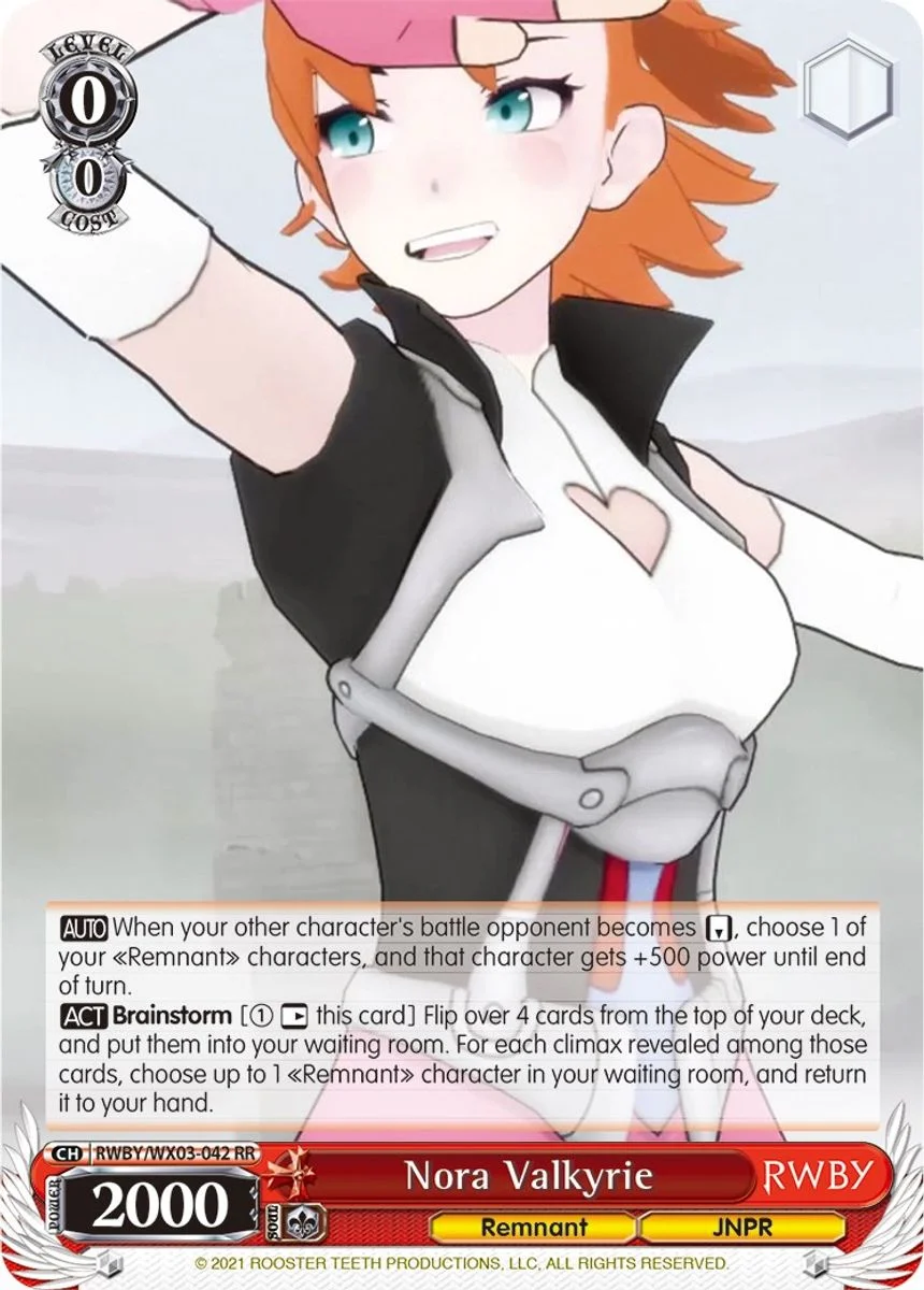 Nora Valkyrie 「RWBY/WX03-042」「EN」
