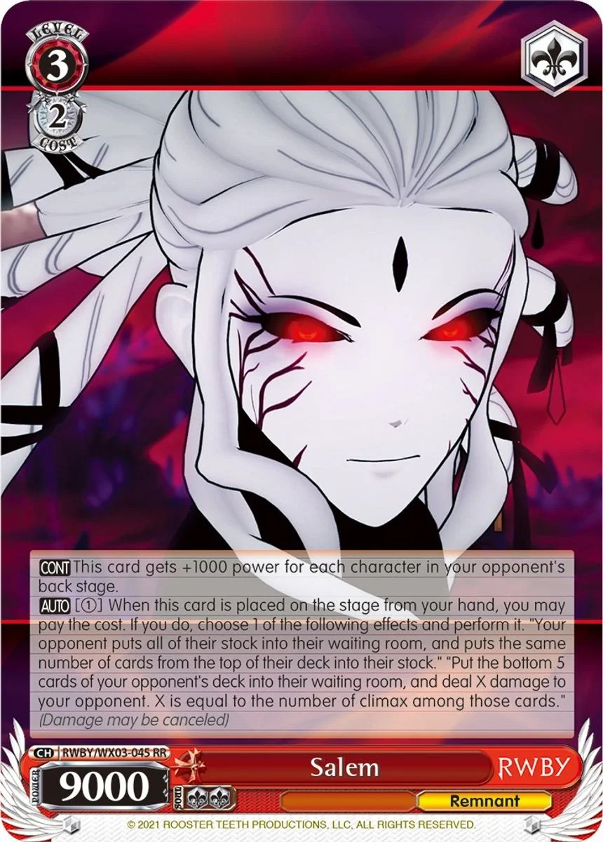 Salem 「RWBY/WX03-045」「EN」