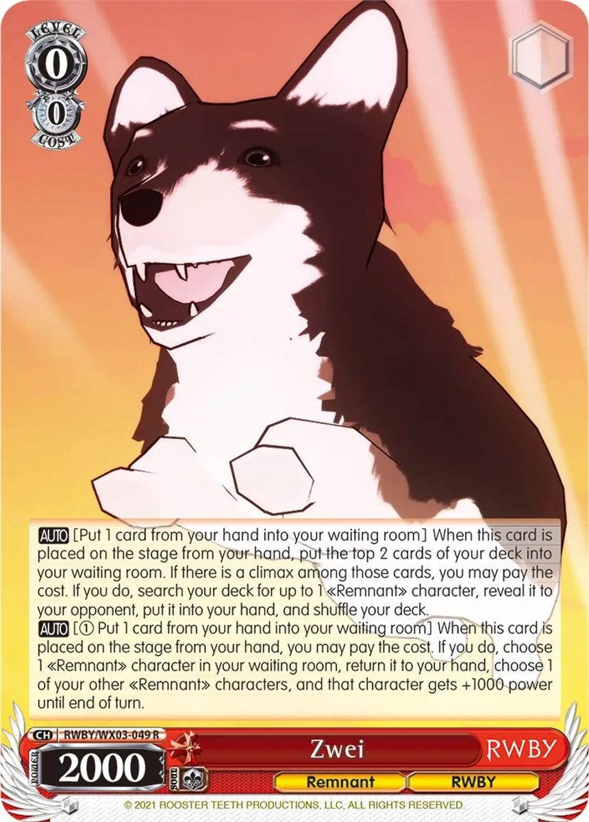 Zwei 「RWBY/WX03-049」「EN」