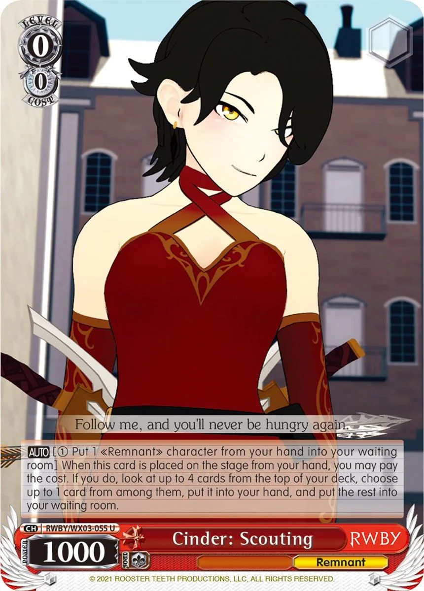 Cinder: Scouting 「RWBY/WX03-055」「EN」