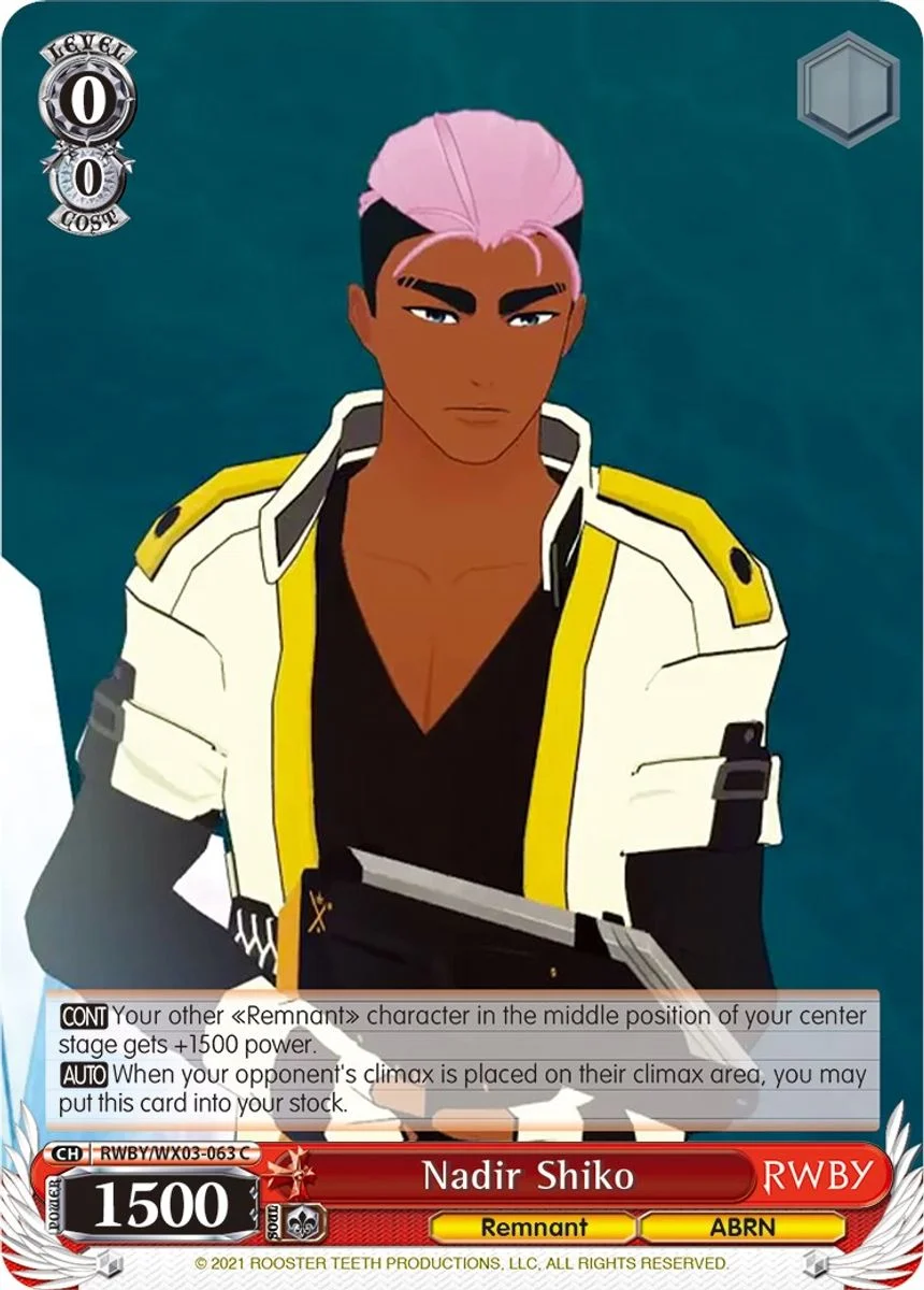 Nadir Shiko 「RWBY/WX03-063」「EN」