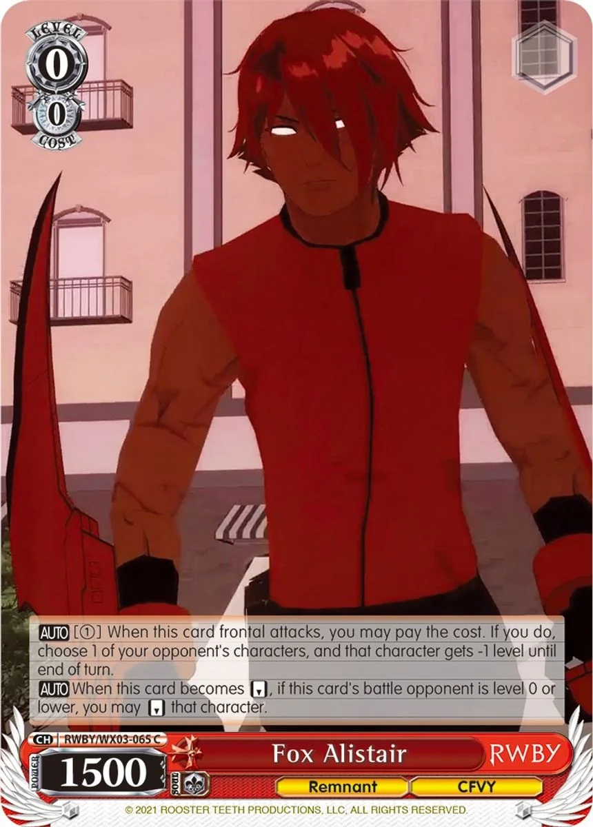 Fox Alistair 「RWBY/WX03-065」「EN」
