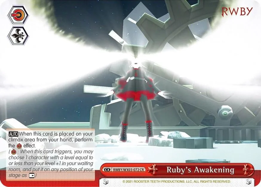 Ruby's Awakening 「RWBY/WX03-072」「EN」