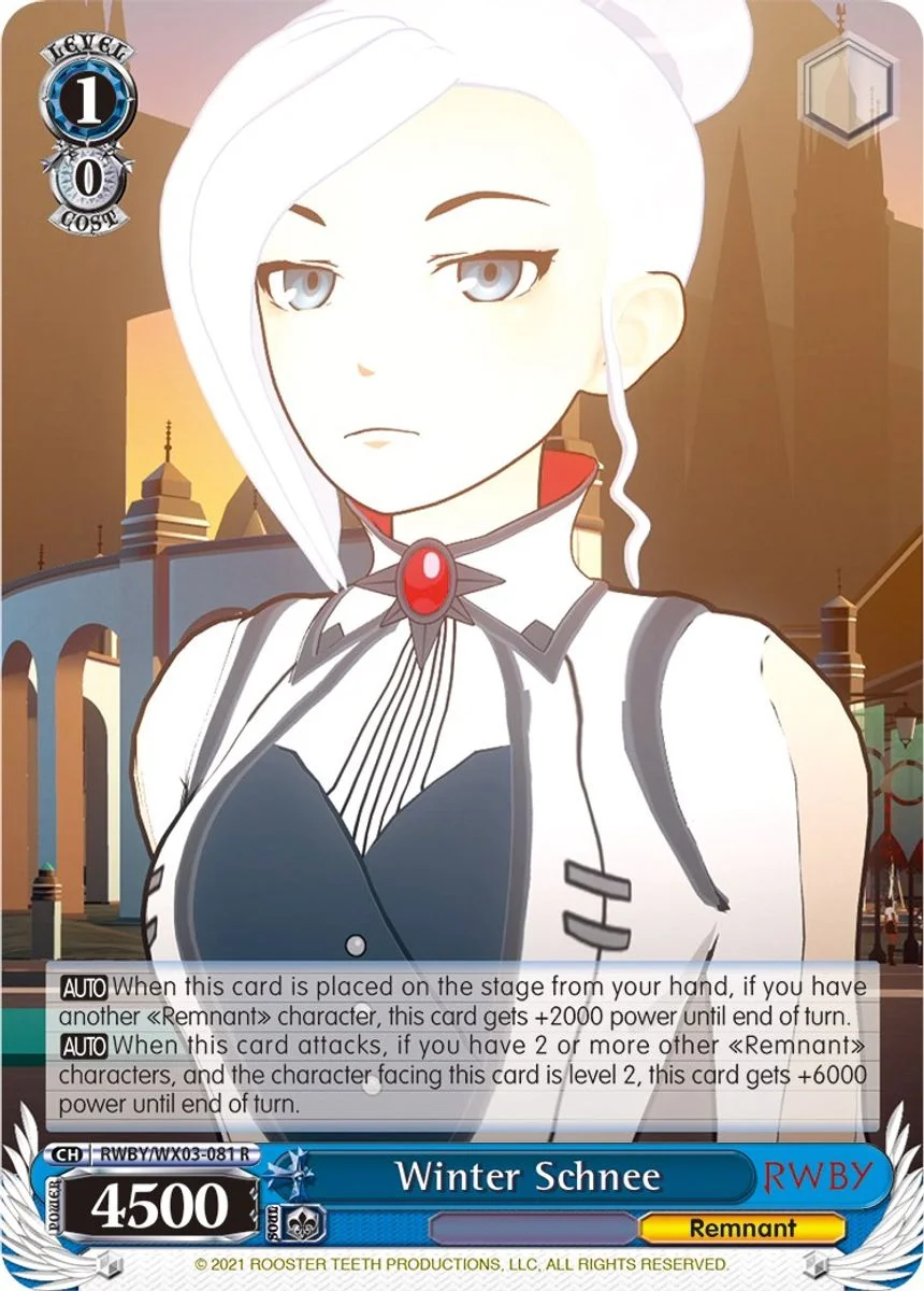 Winter Schnee 「RWBY/WX03-081」「EN」