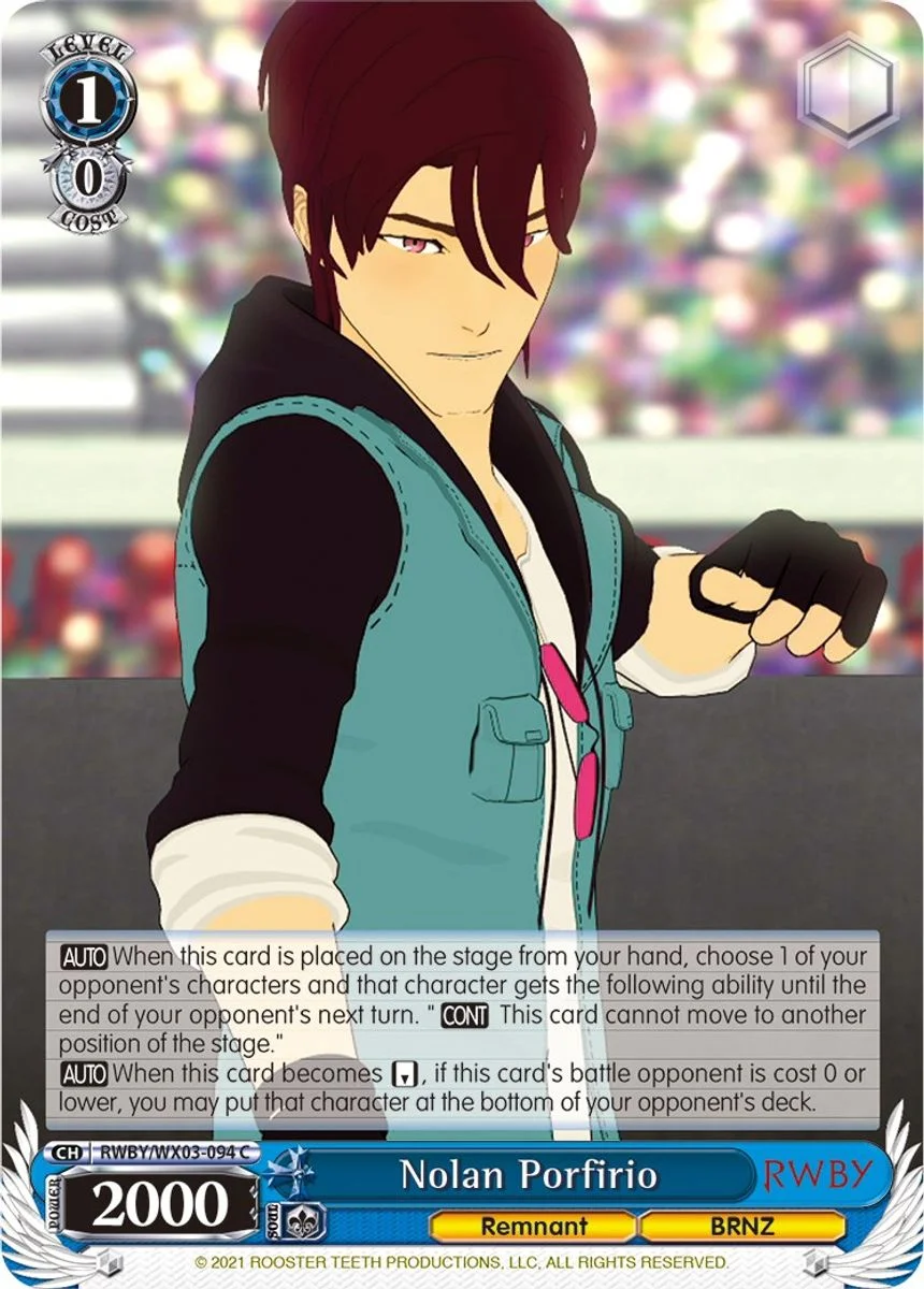 Nolan Porfirio 「RWBY/WX03-094」「EN」