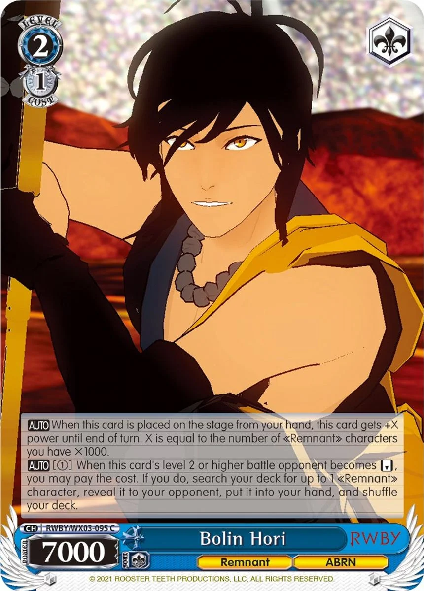 Bolin Hori 「RWBY/WX03-095」「EN」