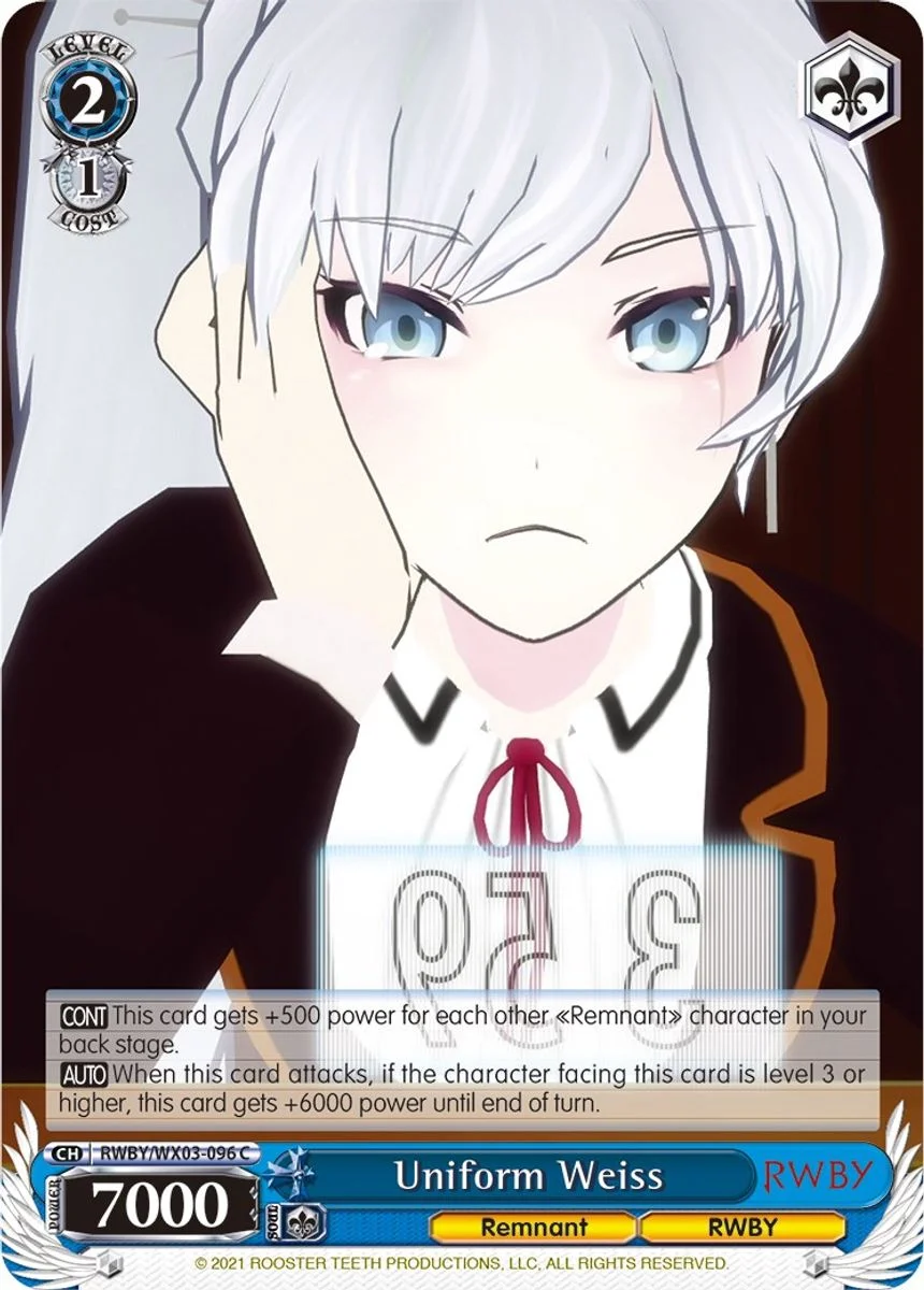 Uniform Weiss 「RWBY/WX03-096」「EN」