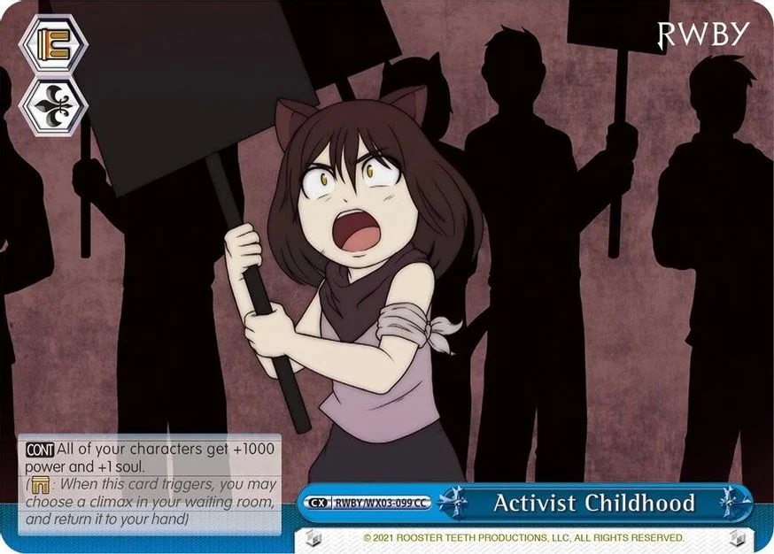 Activist Childhood 「RWBY/WX03-099」「EN」