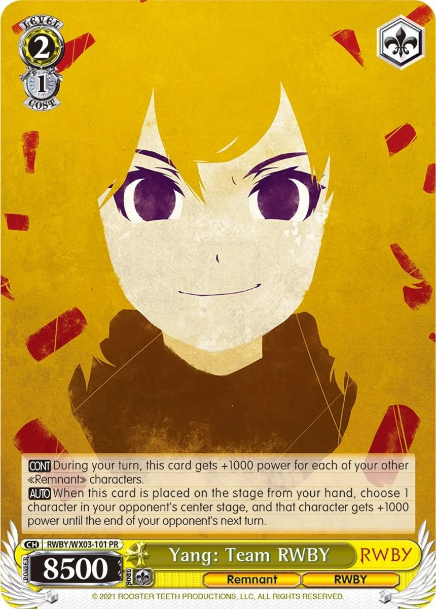 Yang: Team RWBY 「RWBY/WX03-101」「EN」