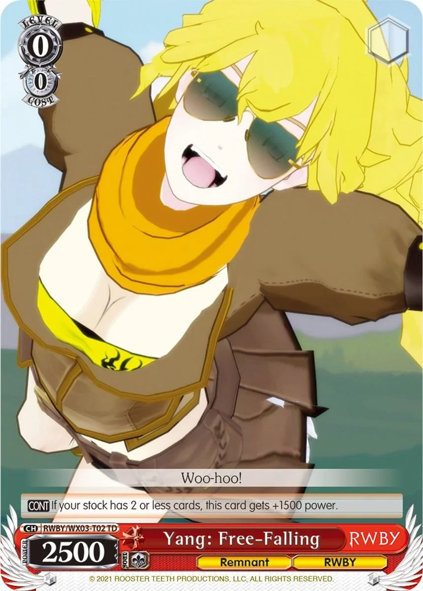 Yang: Free-Falling 「RWBY/WX03-T02」「EN」