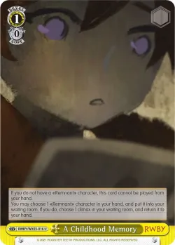 A Childhood Memory #RWBY/WX03-016 · Weiss Schwarz