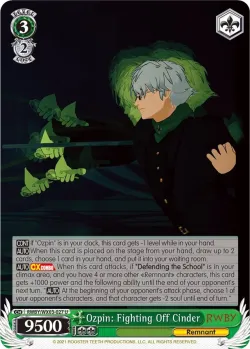 Ozpin: Fighting Off Cinder #RWBY/WX03-027 · Weiss Schwarz