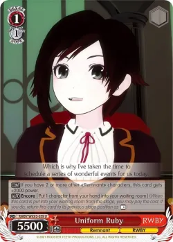 Uniform Ruby 「RWBY/WX03-059」「EN」