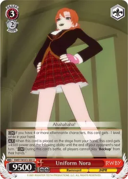 Uniform Nora 「RWBY/WX03-060」「EN」