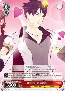 Qrow: Priorities 「RWBY/WX03-061」「EN」