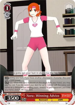 Nora: Winning Advice 「RWBY/WX03-067」「EN」