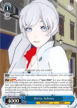 Weiss Schnee 「RWBY/WX03-076」「EN」