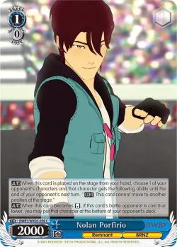 Nolan Porfirio 「RWBY/WX03-094」「EN」