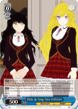 Blake & Yang: New Uniforms 「RWBY/WX03-P02」「EN」