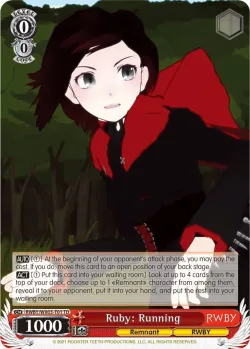 Ruby: Running 「RWBY/WX03-T01」「EN」