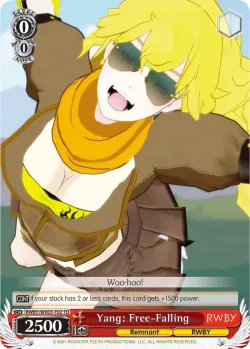 Yang: Free-Falling 「RWBY/WX03-T02」「EN」