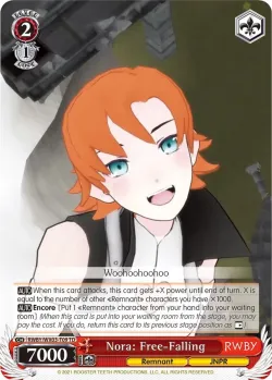 Nora: Free-Falling 「RWBY/WX03-T09」「EN」