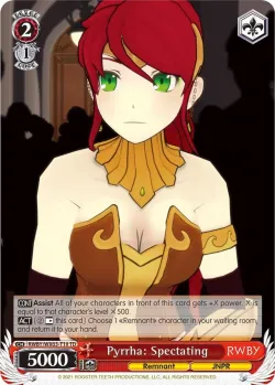 Pyrrha: Spectating 「RWBY/WX03-T10」「EN」