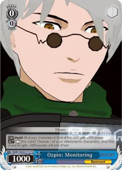 Ozpin: Monitoring 「RWBY/WX03-T15」「EN」