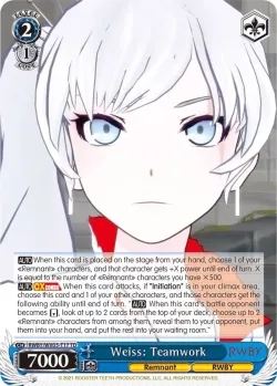 Weiss: Teamwork 「RWBY/WX03-T17」「EN」