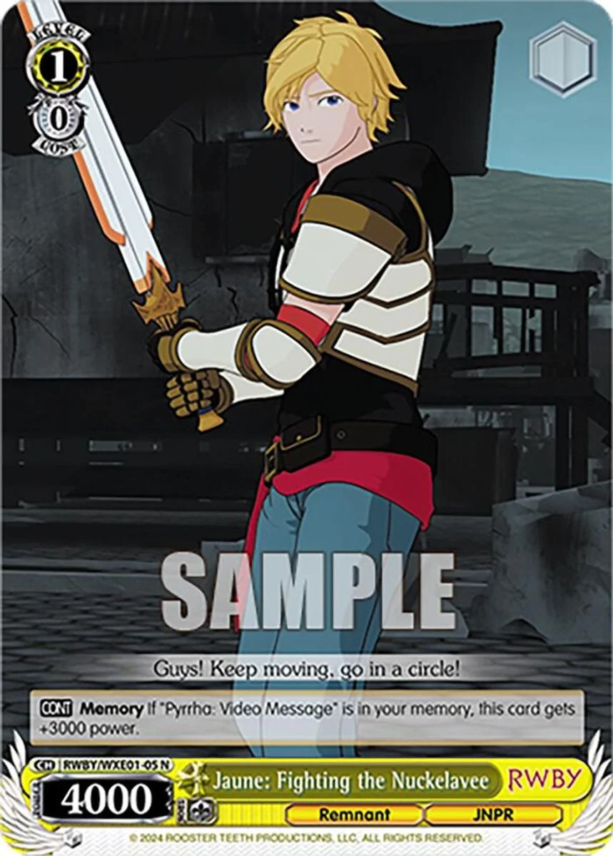 Jaune: Fighting the Nuckelavee 「RWBY/WXE01-05」「EN」