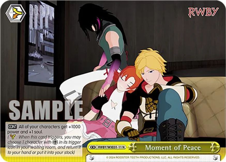 Moment of Peace 「RWBY/WXE01-11」「EN」