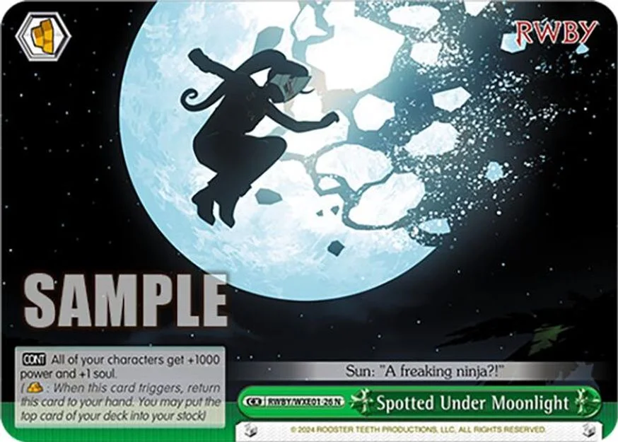 Spotted Under Moonlight 「RWBY/WXE01-26」「EN」