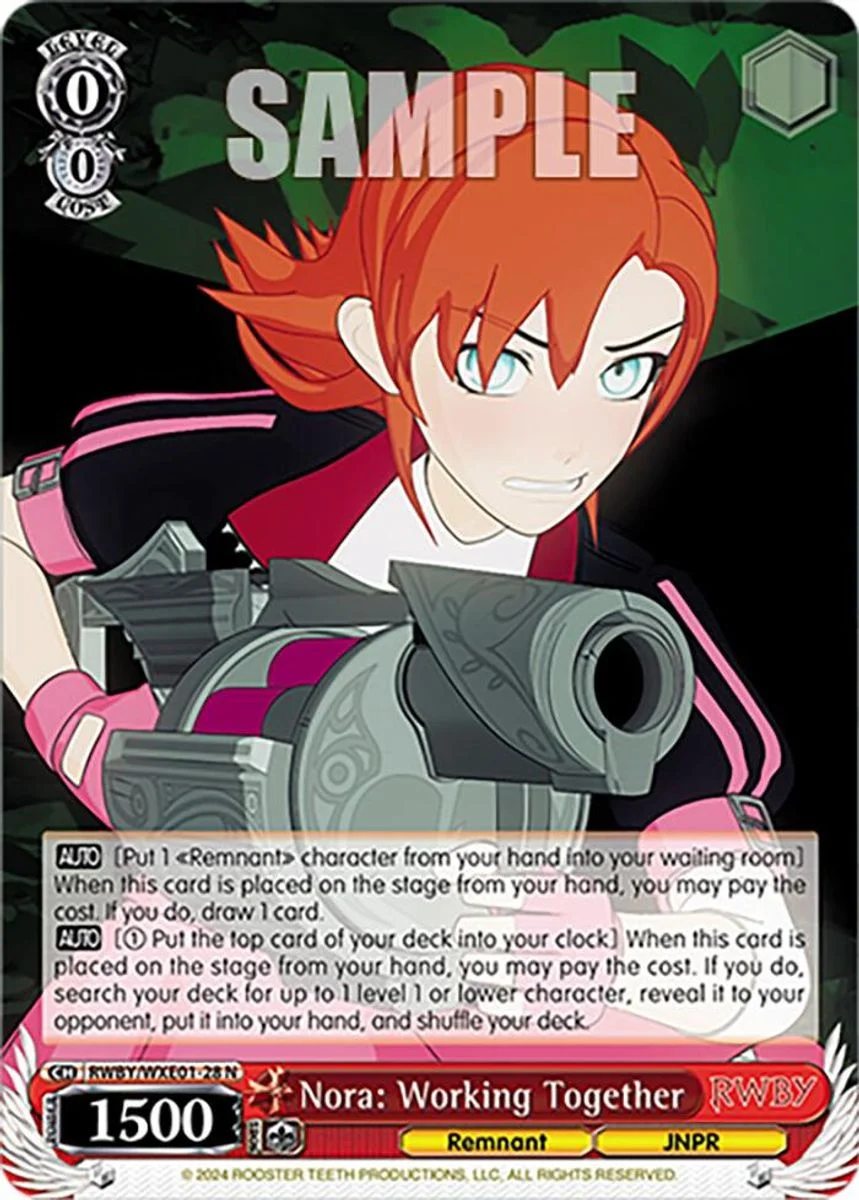 Nora: Working Together 「RWBY/WXE01-28」「EN」