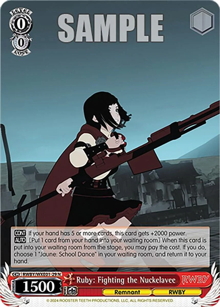 Ruby: Fighting the Nuckelavee 「RWBY/WXE01-29」「EN」