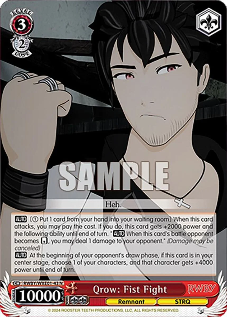 Qrow: Fist Fight 「RWBY/WXE01-43」「EN」