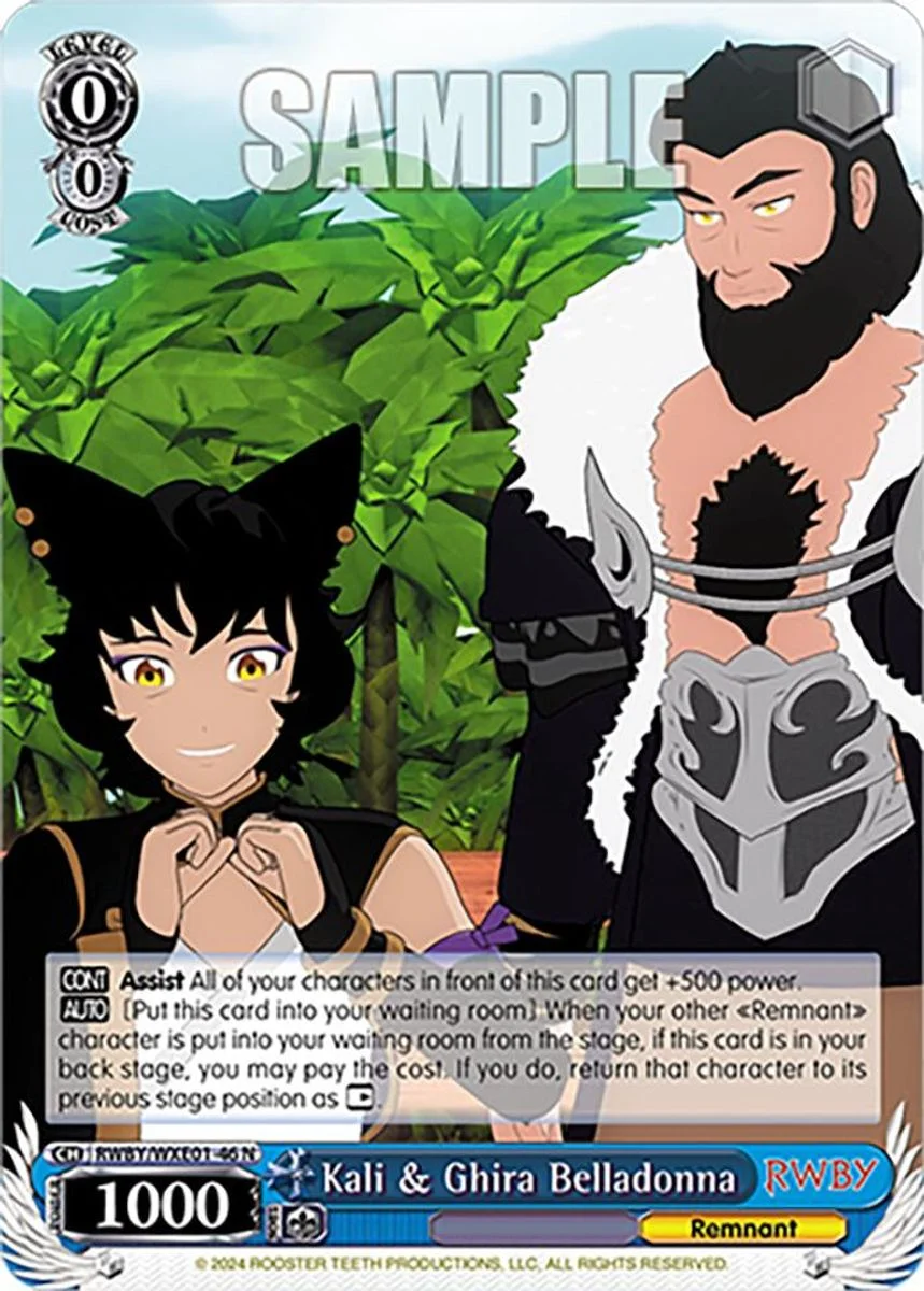 Kali & Ghira Belladonna 「RWBY/WXE01-46」「EN」