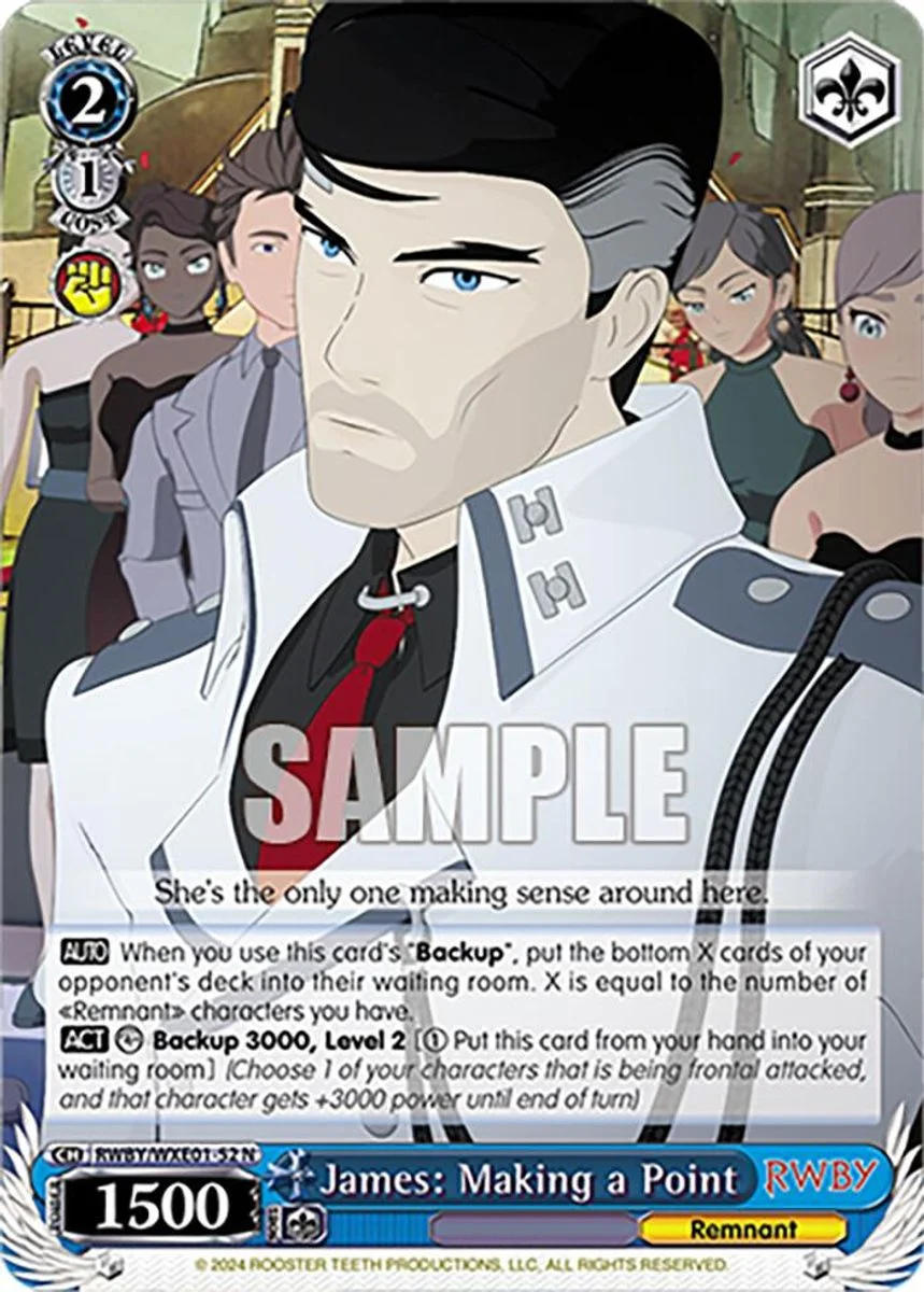 James: Making a Point 「RWBY/WXE01-52」「EN」