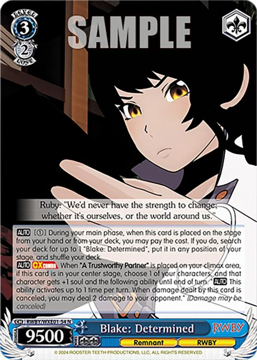 Blake: Determined 「RWBY/WXE01-54」「EN」