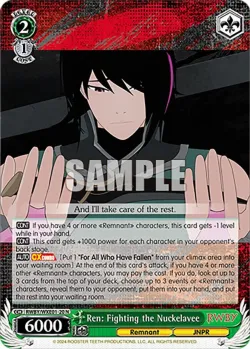Ren: Fighting the Nuckelavee 「RWBY/WXE01-20」「EN」