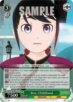 Ren: Childhood 「RWBY/WXE01-23」「EN」
