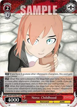 Nora: Childhood 「RWBY/WXE01-36」「EN」
