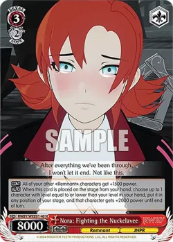 Nora: Fighting the Nuckelavee 「RWBY/WXE01-40」「EN」